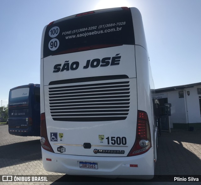 Expresso São José 1500 na cidade de Torres, Rio Grande do Sul, Brasil, por Plinio Silva. ID da foto: 9934859.