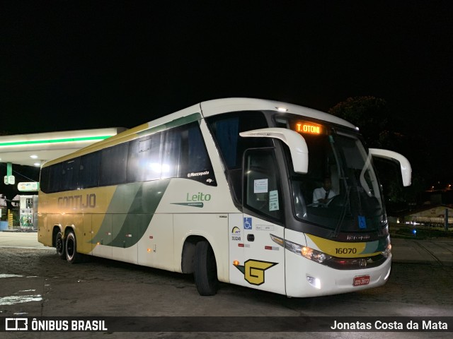 Empresa Gontijo de Transportes 16070 na cidade de João Monlevade, Minas Gerais, Brasil, por Jonatas Costa da Mata. ID da foto: 9934110.