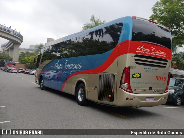 Arca Turismo 5048 na cidade de Aparecida, São Paulo, Brasil, por Espedito de Brito Gomes. Número da foto: #9933492.