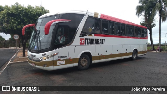 Expresso Itamarati 6390 na cidade de Estrela d`Oeste, São Paulo, Brasil, por João Vitor Pereira. Número da foto: #9933784.