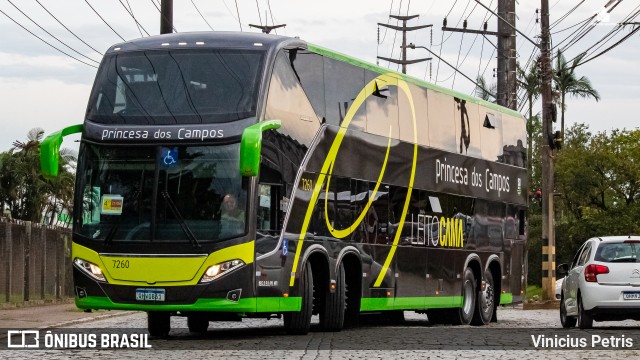 Expresso Princesa dos Campos 7260 na cidade de Joinville, Santa Catarina, Brasil, por Vinicius Petris. ID da foto: 9934733.