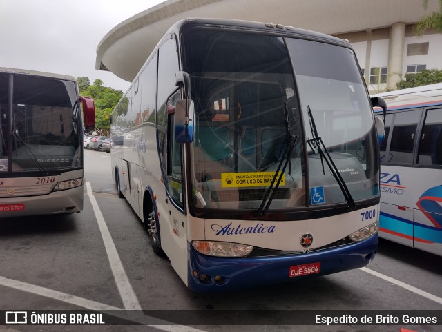 União do Sul - Transportadora Turística Autêntica 7000 na cidade de Aparecida, São Paulo, Brasil, por Espedito de Brito Gomes. ID da foto: 9936163.