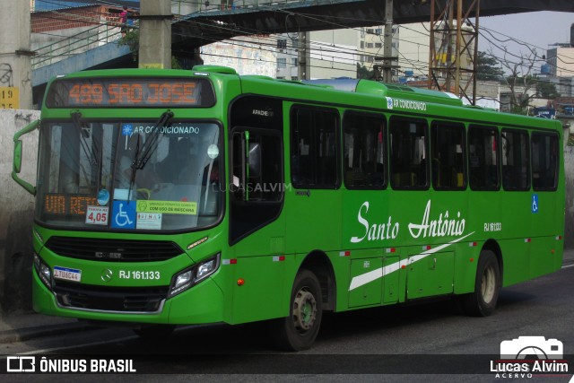 Transportes Santo Antônio RJ 161.133 na cidade de Duque de Caxias, Rio de Janeiro, Brasil, por Lucas Alvim. ID da foto: 9936192.