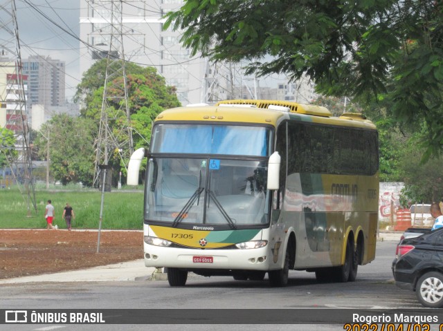 Empresa Gontijo de Transportes 17305 na cidade de São José dos Campos, São Paulo, Brasil, por Rogerio Marques. ID da foto: 9938807.