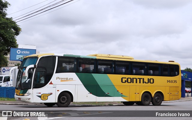 Empresa Gontijo de Transportes 14835 na cidade de São Paulo, São Paulo, Brasil, por Francisco Ivano. ID da foto: 9936714.