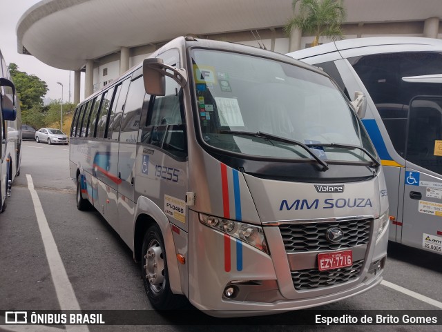 Auto Viação MM Souza Turismo 19255 na cidade de Aparecida, São Paulo, Brasil, por Espedito de Brito Gomes. Número da foto: #9936212.