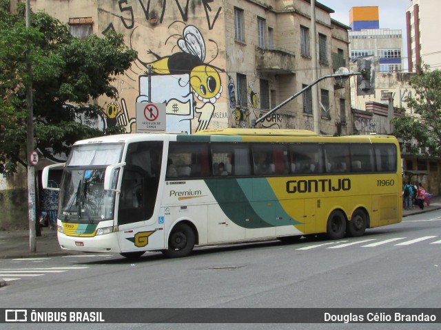 Empresa Gontijo de Transportes 11960 na cidade de Belo Horizonte, Minas Gerais, Brasil, por Douglas Célio Brandao. ID da foto: 9936099.