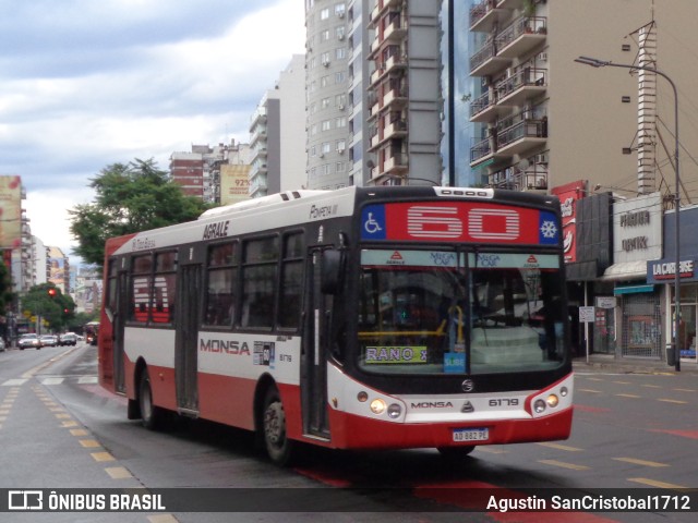 MONSA - Microomnibus Norte 6179 na cidade de Ciudad Autónoma de Buenos Aires, Argentina, por Agustin SanCristobal1712. Número da foto: #9938986.