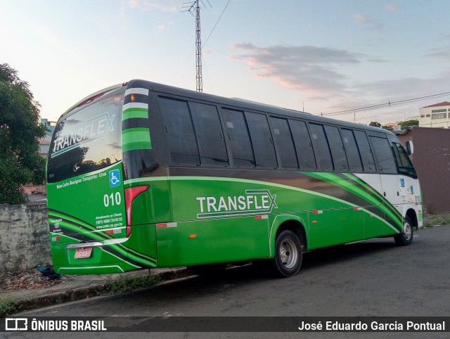 Transflex Turismo 010 na cidade de Monte Mor, São Paulo, Brasil, por José Eduardo Garcia Pontual. ID da foto: 9938827.