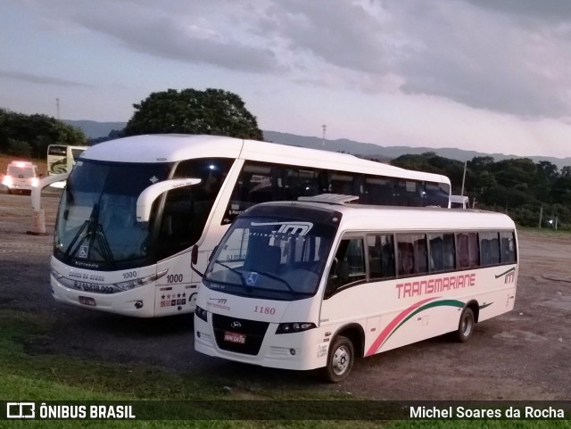 Transmariane Turismo 1180 na cidade de Cachoeira Paulista, São Paulo, Brasil, por Michel Soares da Rocha. ID da foto: 9938315.