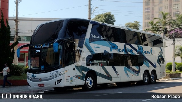 Pedra Azul Turismo 34000 na cidade de São José dos Campos, São Paulo, Brasil, por Robson Prado. ID da foto: 9936328.