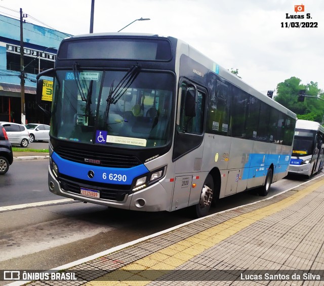 Transwolff Transportes e Turismo 6 6290 na cidade de São Paulo, São Paulo, Brasil, por Lucas Santos da Silva. Número da foto: #9937538.