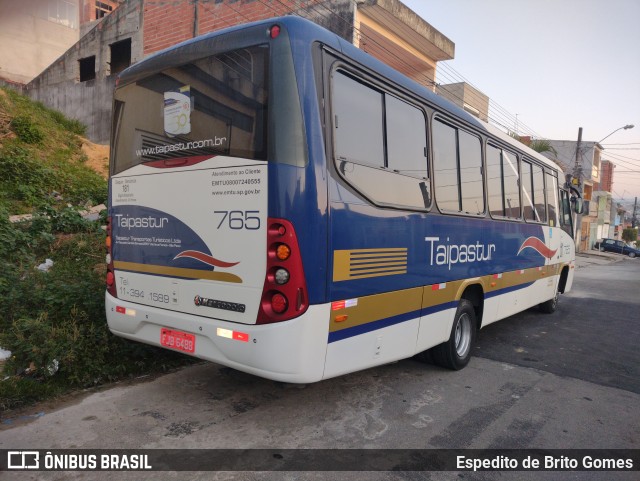 Taipastur Transportes Turísticos 765 na cidade de Franco da Rocha, São Paulo, Brasil, por Espedito de Brito Gomes. Número da foto: #9936189.