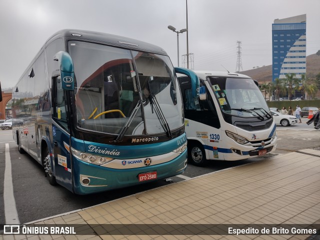 Divinéia Turismo 4000 na cidade de Aparecida, São Paulo, Brasil, por Espedito de Brito Gomes. Número da foto: #9936220.