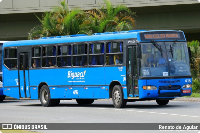 Biguaçu Transportes Coletivos Administração e Participação 416 na cidade de Florianópolis, Santa Catarina, Brasil, por Renato de Aguiar. Número da foto: #9938363.