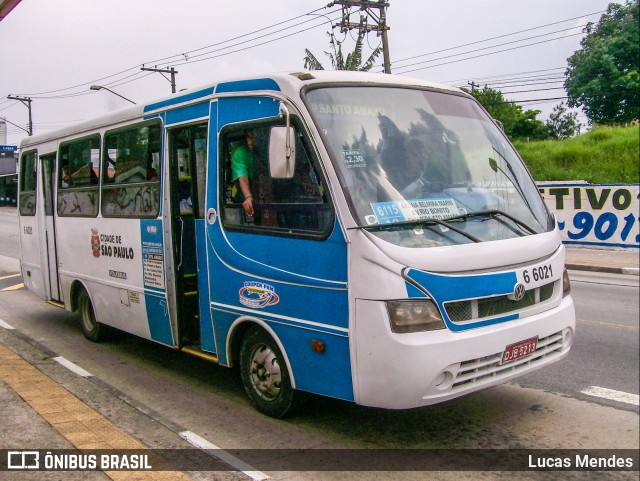 Transwolff Transportes e Turismo 6 6021 na cidade de São Paulo, São Paulo, Brasil, por Lucas Mendes. ID da foto: 9939197.