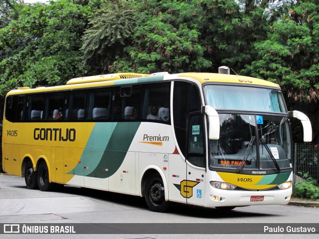 Empresa Gontijo de Transportes 14015 na cidade de São Paulo, São Paulo, Brasil, por Paulo Gustavo. ID da foto: 9940945.