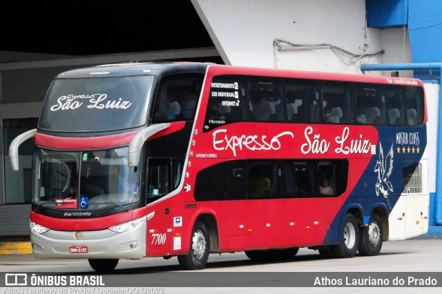 Expresso São Luiz 7700 na cidade de Goiânia, Goiás, Brasil, por Athos Lauriano do Prado. ID da foto: 9940411.