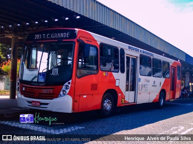 Itajaí Transportes Coletivos 2977 na cidade de Campinas, São Paulo, Brasil, por Henrique Alves de Paula Silva. Número da foto: #9942252.