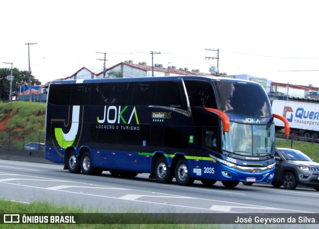 Joka Transporte e Turismo 2035 na cidade de Guarulhos, São Paulo, Brasil, por José Geyvson da Silva. Número da foto: #9941422.