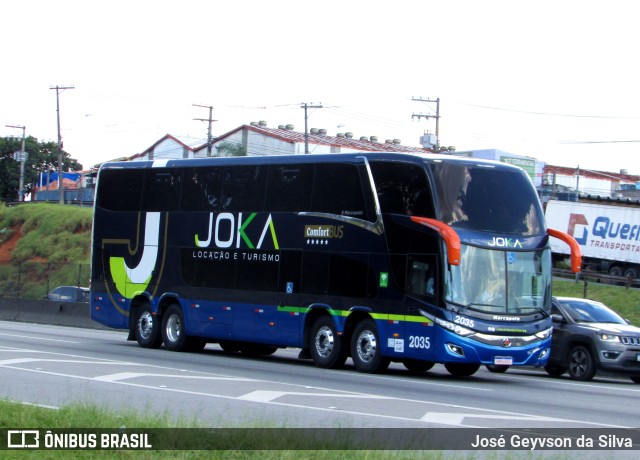 Joka Transporte e Turismo 2035 na cidade de Guarulhos, São Paulo, Brasil, por José Geyvson da Silva. ID da foto: 9941422.