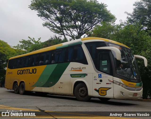 Empresa Gontijo de Transportes 21545 na cidade de São Paulo, São Paulo, Brasil, por Andrey  Soares Vassão. Número da foto: #9944111.