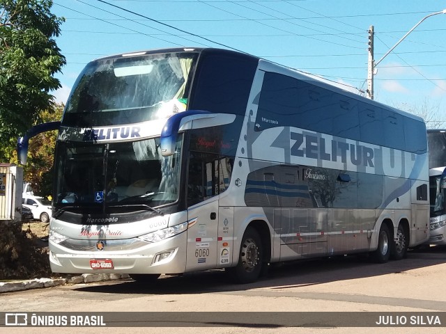 Zelitur Turismo 6060 na cidade de Esteio, Rio Grande do Sul, Brasil, por JULIO SILVA. Número da foto: #9942502.