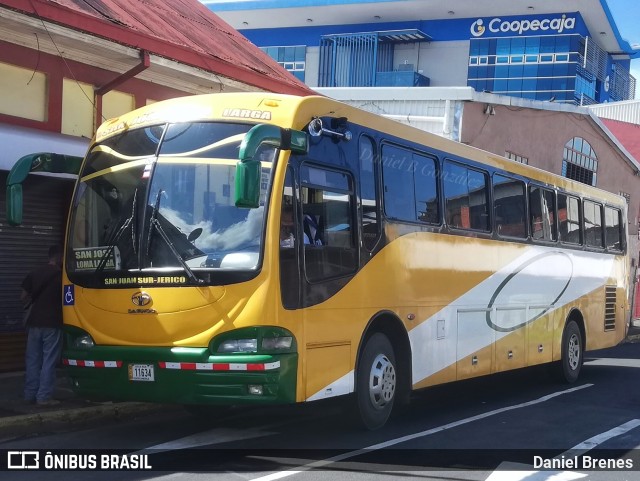 Autotransportes San José San Juan de Tobosi Sur SJB 11634 na cidade de Catedral, San José, San José, Costa Rica, por Daniel Brenes. ID da foto: 9944471.