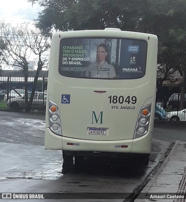 Viação Santo Ângelo 18049 na cidade de Curitiba, Paraná, Brasil, por Amauri Caetano. Número da foto: #9943782.