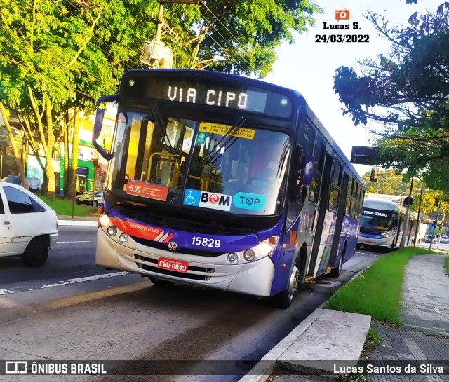 Viação Miracatiba 15.829 na cidade de São Paulo, São Paulo, Brasil, por Lucas Santos da Silva. Número da foto: #9944056.