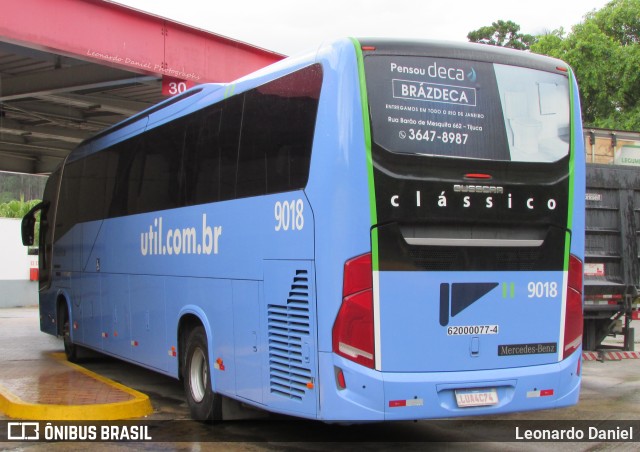 UTIL - União Transporte Interestadual de Luxo 9018 na cidade de Queluz, São Paulo, Brasil, por Leonardo Daniel. ID da foto: 9944265.