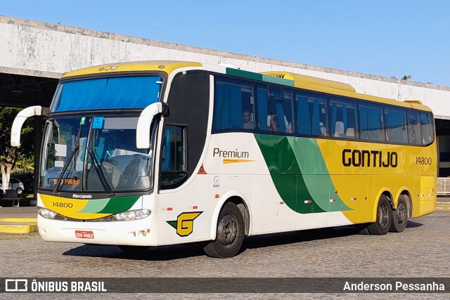 Empresa Gontijo de Transportes 14800 na cidade de Campos dos Goytacazes, Rio de Janeiro, Brasil, por Anderson Pessanha. ID da foto: 9942488.