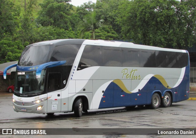 Pet Tur - Rms Transporte e Turismo 3016 na cidade de Queluz, São Paulo, Brasil, por Leonardo Daniel. ID da foto: 9944584.