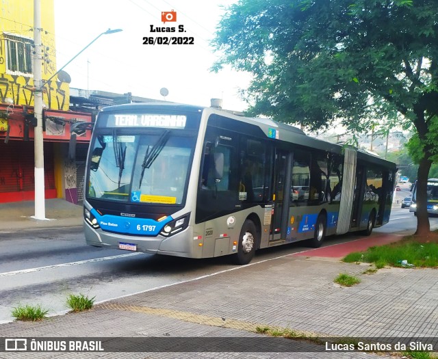 Viação Grajaú S.A. 6 1797 na cidade de São Paulo, São Paulo, Brasil, por Lucas Santos da Silva. ID da foto: 9943993.