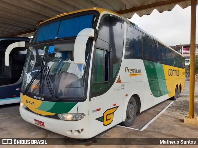 Empresa Gontijo de Transportes 14675 na cidade de Inhambupe, Bahia, Brasil, por Matheus Santos. Número da foto: #9943650.