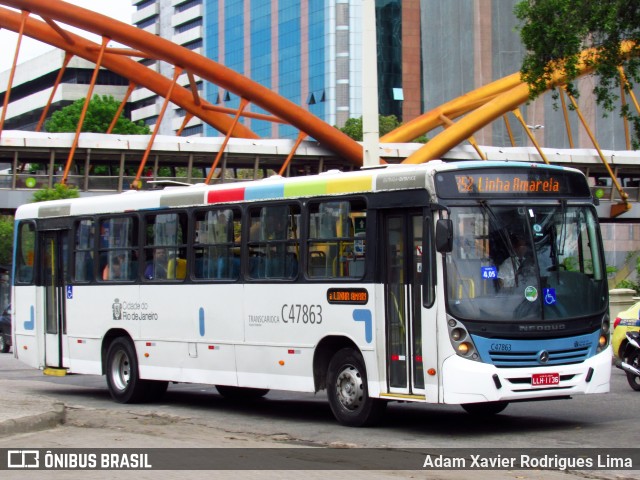 Viação Redentor C47863 na cidade de Rio de Janeiro, Rio de Janeiro, Brasil, por Adam Xavier Rodrigues Lima. Número da foto: #9943358.