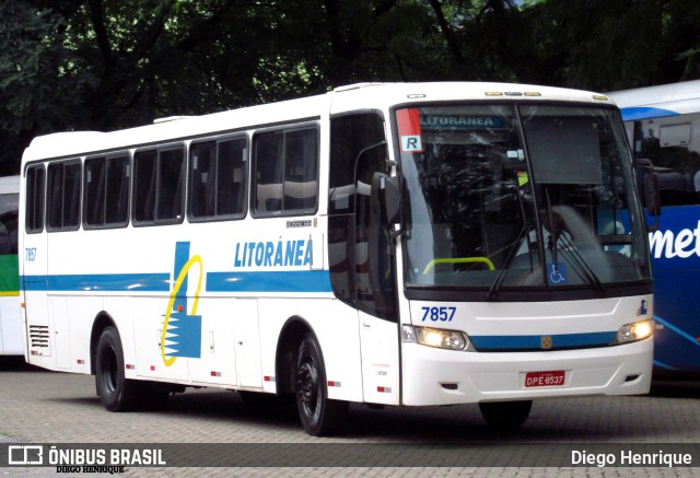 Litorânea Transportes Coletivos 7857 na cidade de São Paulo, São Paulo, Brasil, por Diego Henrique. ID da foto: 9945075.