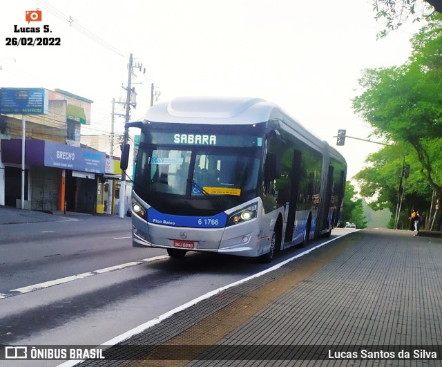Viação Grajaú S.A. 6 1766 na cidade de São Paulo, São Paulo, Brasil, por Lucas Santos da Silva. Número da foto: #9944003.