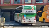Empresa Gontijo de Transportes 21495 na cidade de Governador Valadares, Minas Gerais, Brasil, por Wilton Roberto. Número da foto: #:id.