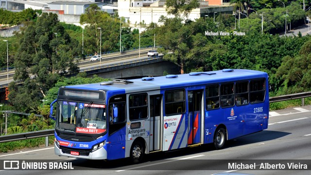 BBTT - Benfica Barueri Transporte e Turismo 27.605 na cidade de Barueri, São Paulo, Brasil, por Michael  Alberto Vieira. ID da foto: 9945662.