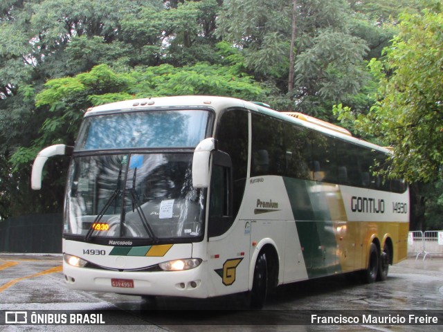 Empresa Gontijo de Transportes 14930 na cidade de São Paulo, São Paulo, Brasil, por Francisco Mauricio Freire. ID da foto: 9947540.