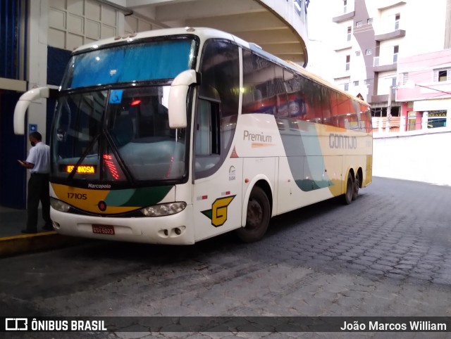 Empresa Gontijo de Transportes 17105 na cidade de Aparecida, São Paulo, Brasil, por João Marcos William. ID da foto: 9947776.