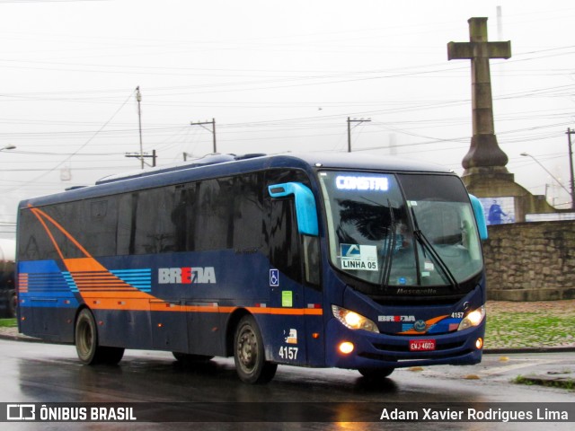 Breda Transportes e Serviços 4157 na cidade de Cubatão, São Paulo, Brasil, por Adam Xavier Rodrigues Lima. ID da foto: 9946154.