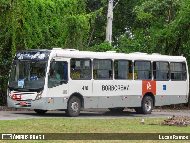 Borborema Imperial Transportes 418 na cidade de Recife, Pernambuco, Brasil, por Lucas Ramos. Número da foto: #9945609.