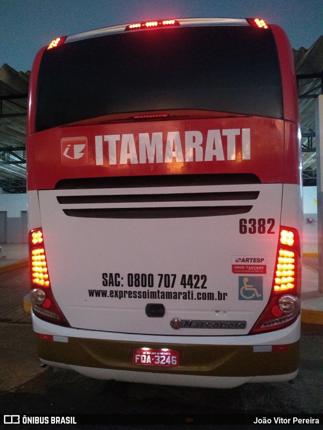 Expresso Itamarati 6382 na cidade de Estrela d`Oeste, São Paulo, Brasil, por João Vitor Pereira. Número da foto: #9946638.