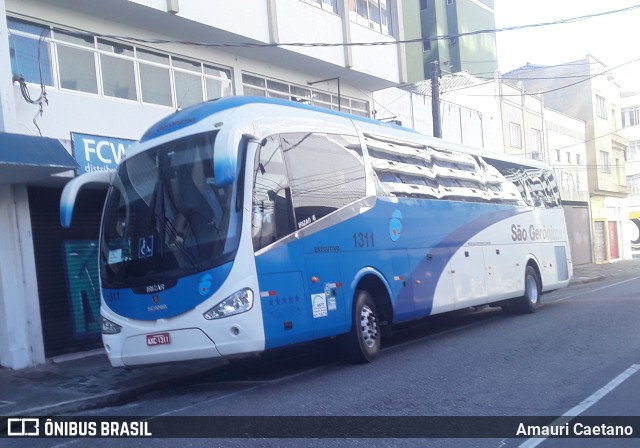 Viação São Gerônimo 1311 na cidade de Curitiba, Paraná, Brasil, por Amauri Caetano. ID da foto: 9946964.