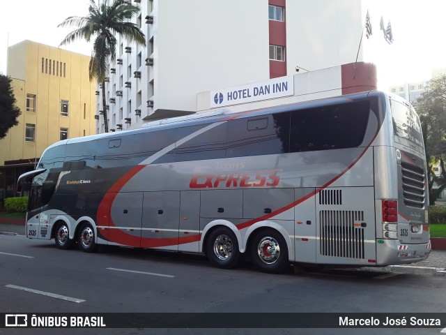 Trans Express 3535 na cidade de São José dos Campos, São Paulo, Brasil, por Marcelo José Souza. ID da foto: 9947731.