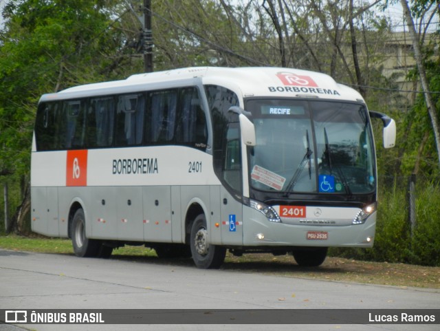 Borborema Imperial Transportes 2401 na cidade de Recife, Pernambuco, Brasil, por Lucas Ramos. ID da foto: 9945574.