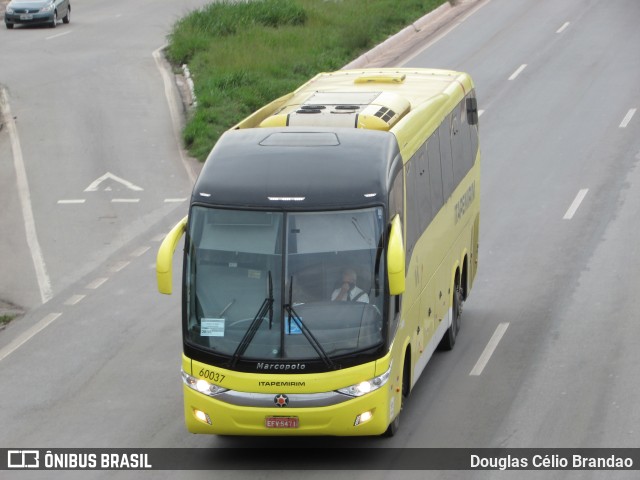 Viação Itapemirim 60037 na cidade de Belo Horizonte, Minas Gerais, Brasil, por Douglas Célio Brandao. ID da foto: 9945826.