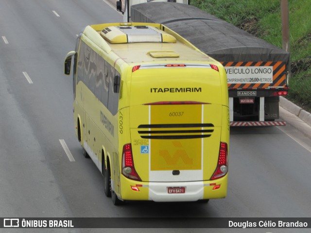 Viação Itapemirim 60037 na cidade de Belo Horizonte, Minas Gerais, Brasil, por Douglas Célio Brandao. Número da foto: #9945828.